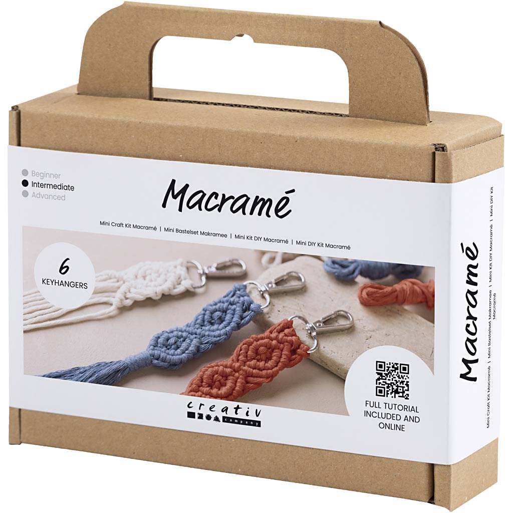 Mini Craft Kit Makramee , võtmehoidjad, 1 pakk - Image 3