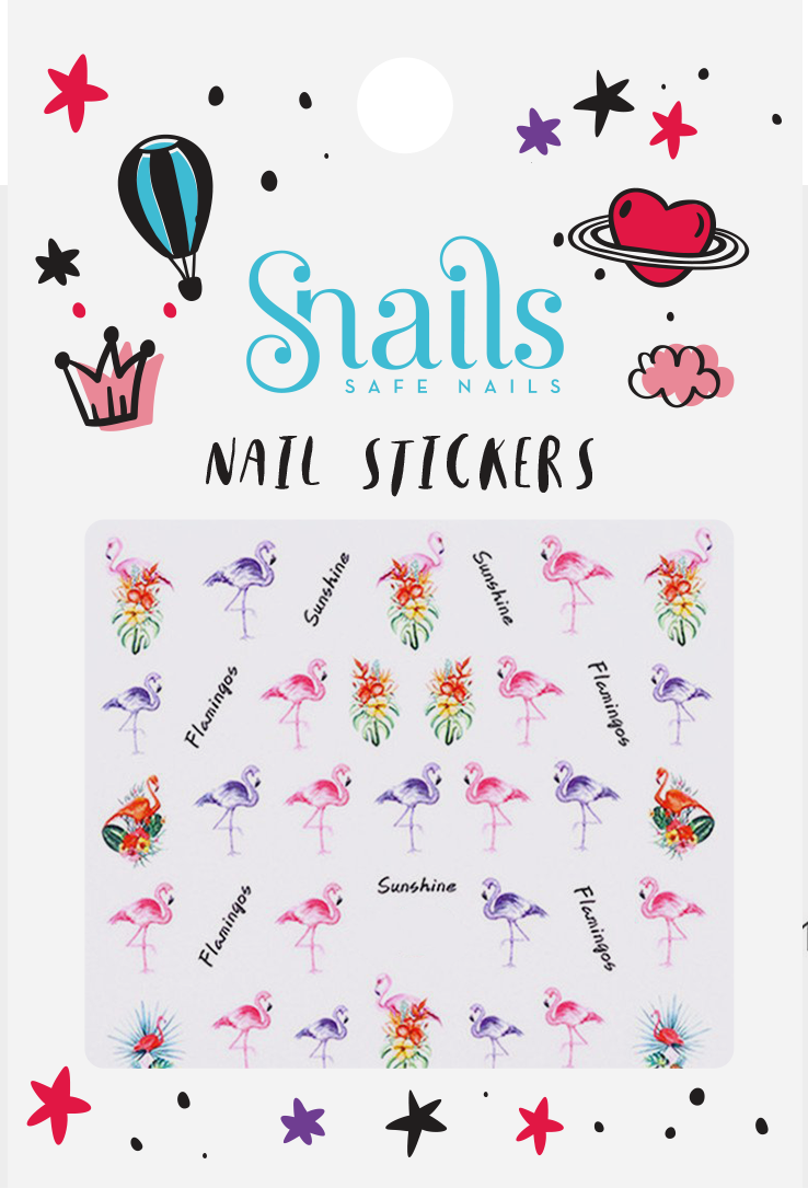 Snails küünekleepsud - Flamingo