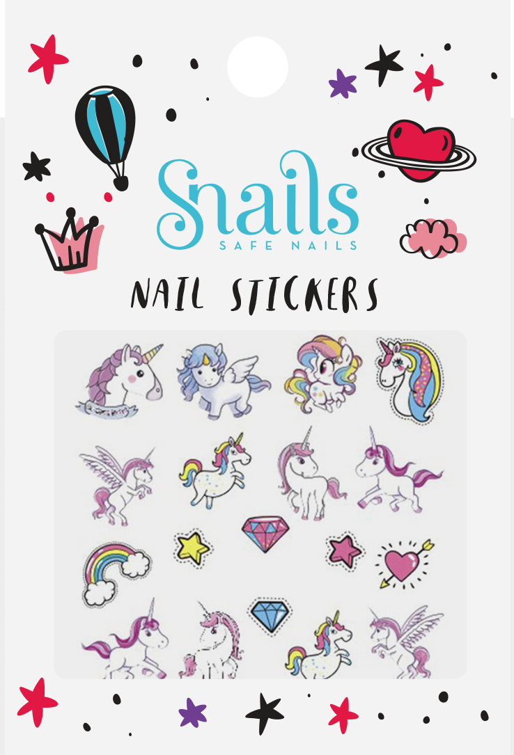 Snails küüne kleepsud - Ükssarvik