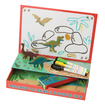 Magnetiline stseen ja joonistuskomplekt, Dinosaurus