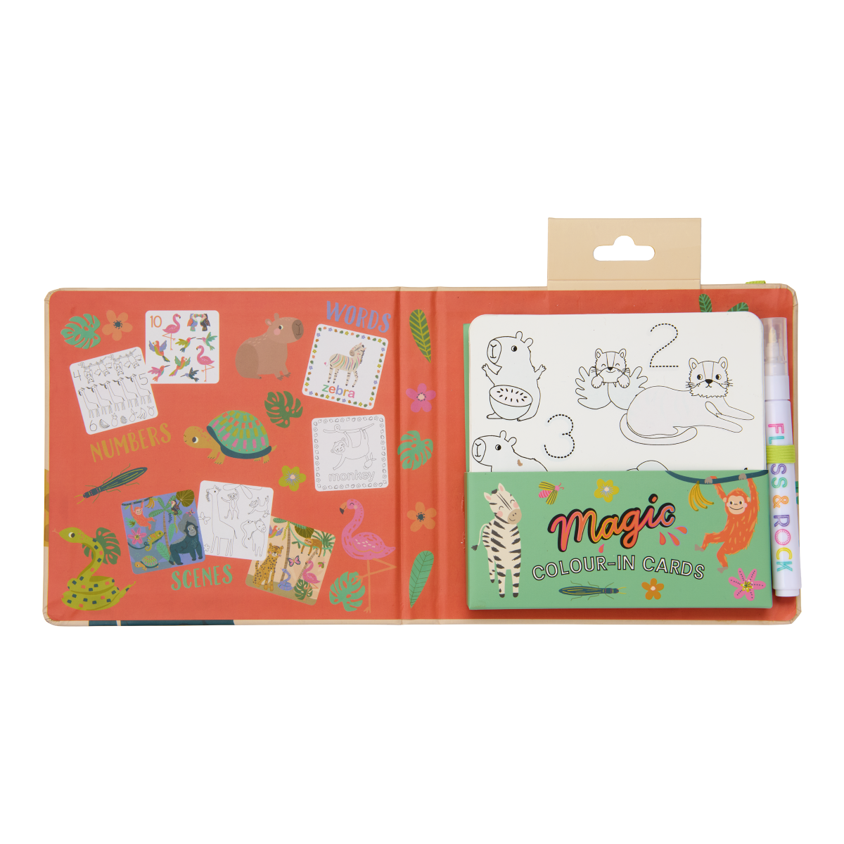 Maagilised veega värvimuutvad värviraamatud, Džungel - Image 3