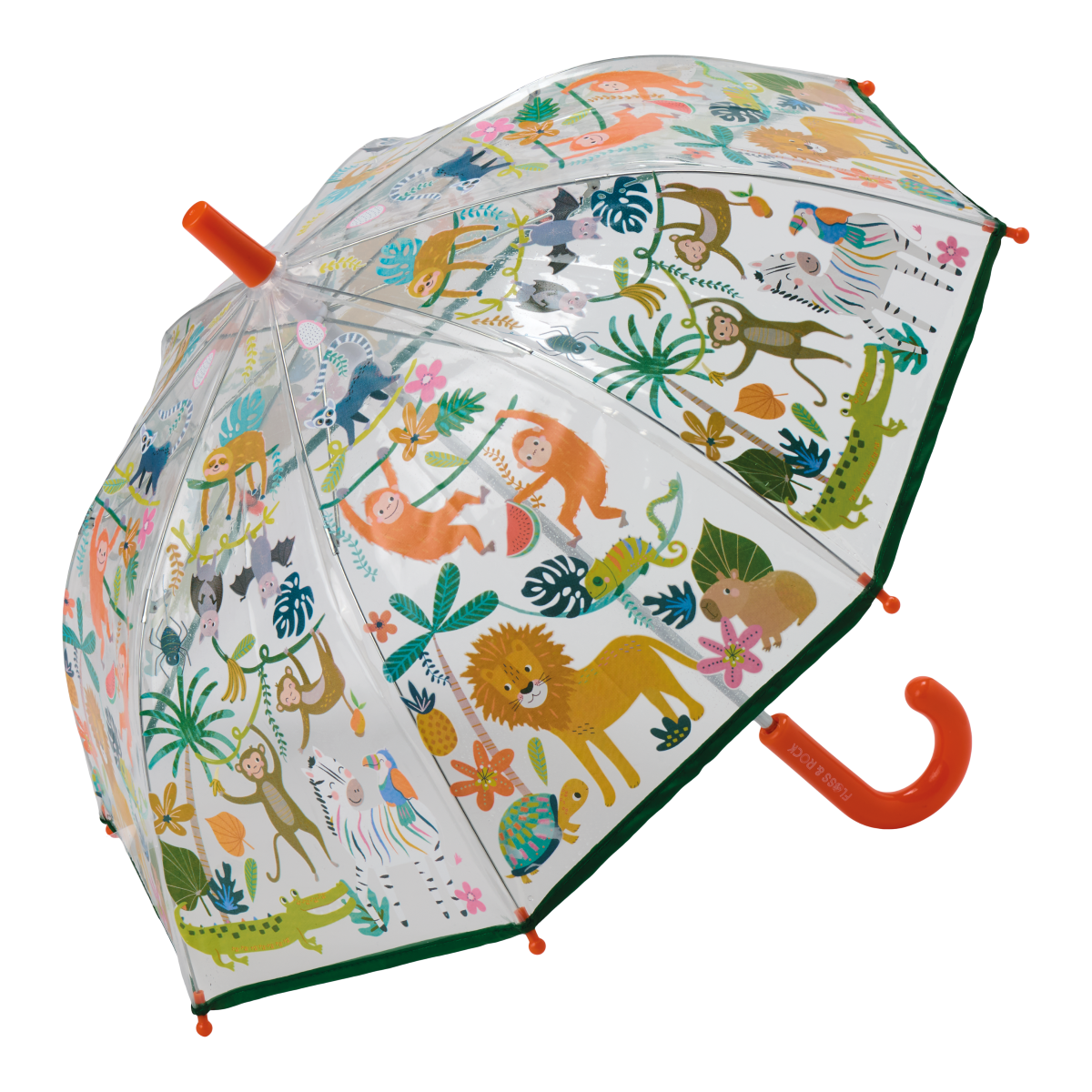 Värvimuutev vihmavari, Jungel, läbipaistev