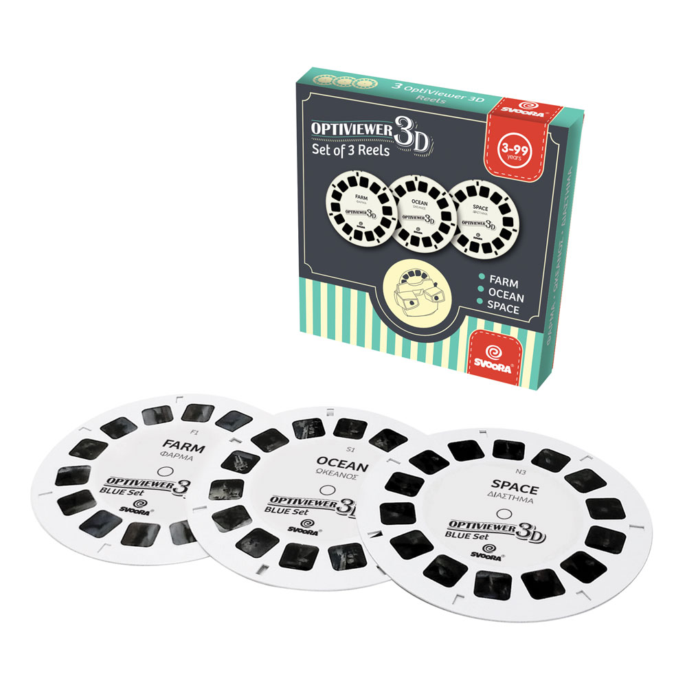 Svoora retro 3D Optiviewer pildiketaste komplekt B, 3 tk.