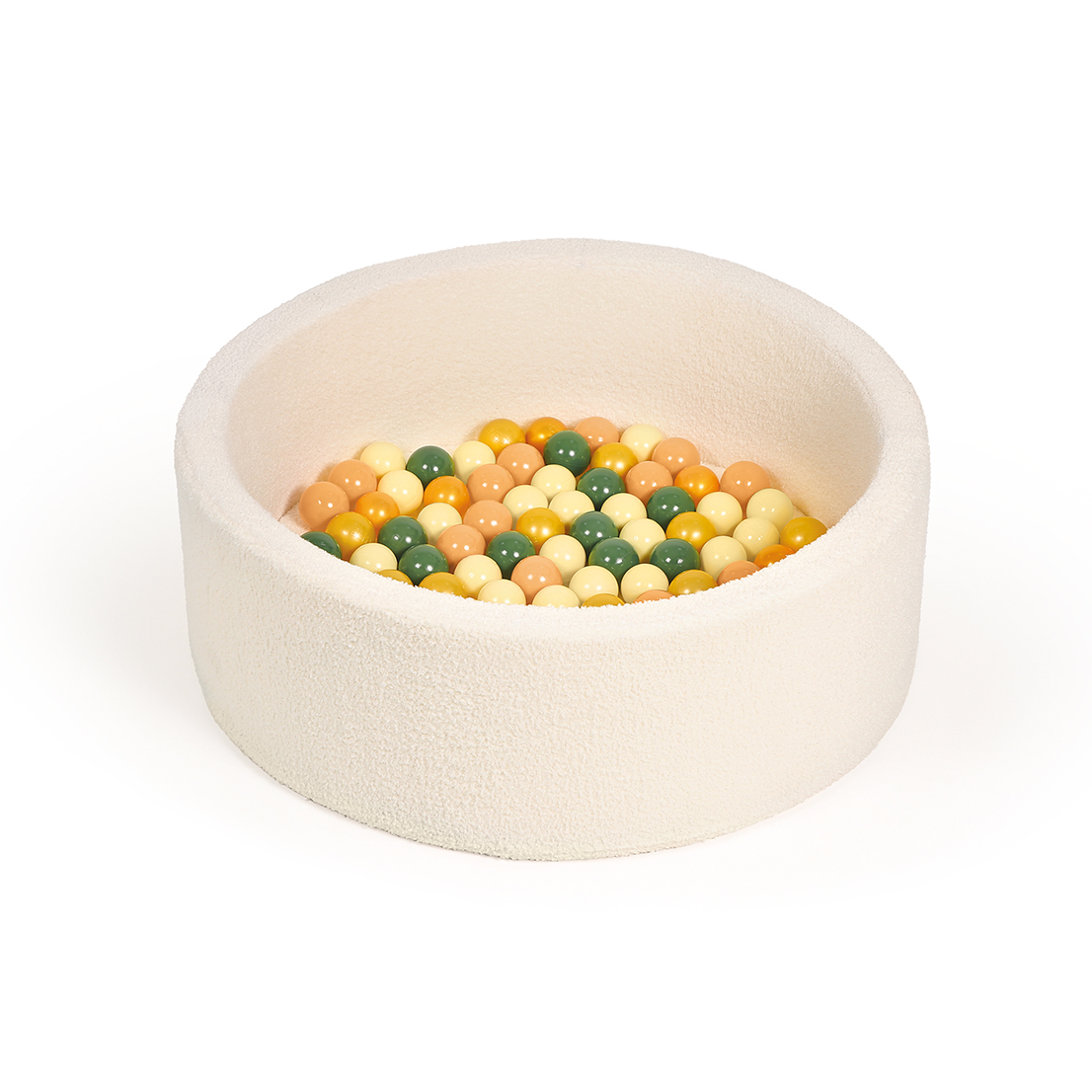 LUDI ümmargune pallibassein, valge