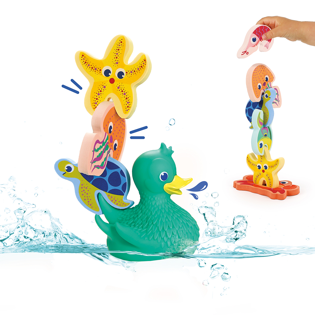 LUDI 3-ühes vannikomplekt Lucky Duck & Friends - Image 3