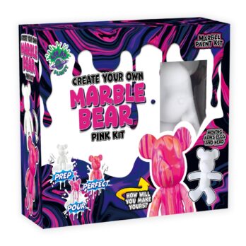 Splat Planet Marble Bear meisterduskomplektiga, roosa