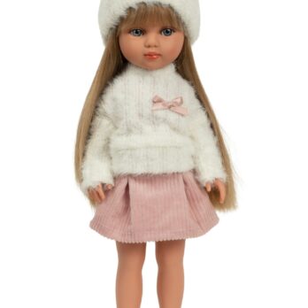Arias nukk Carlota kohevas kampsunis, 36 cm