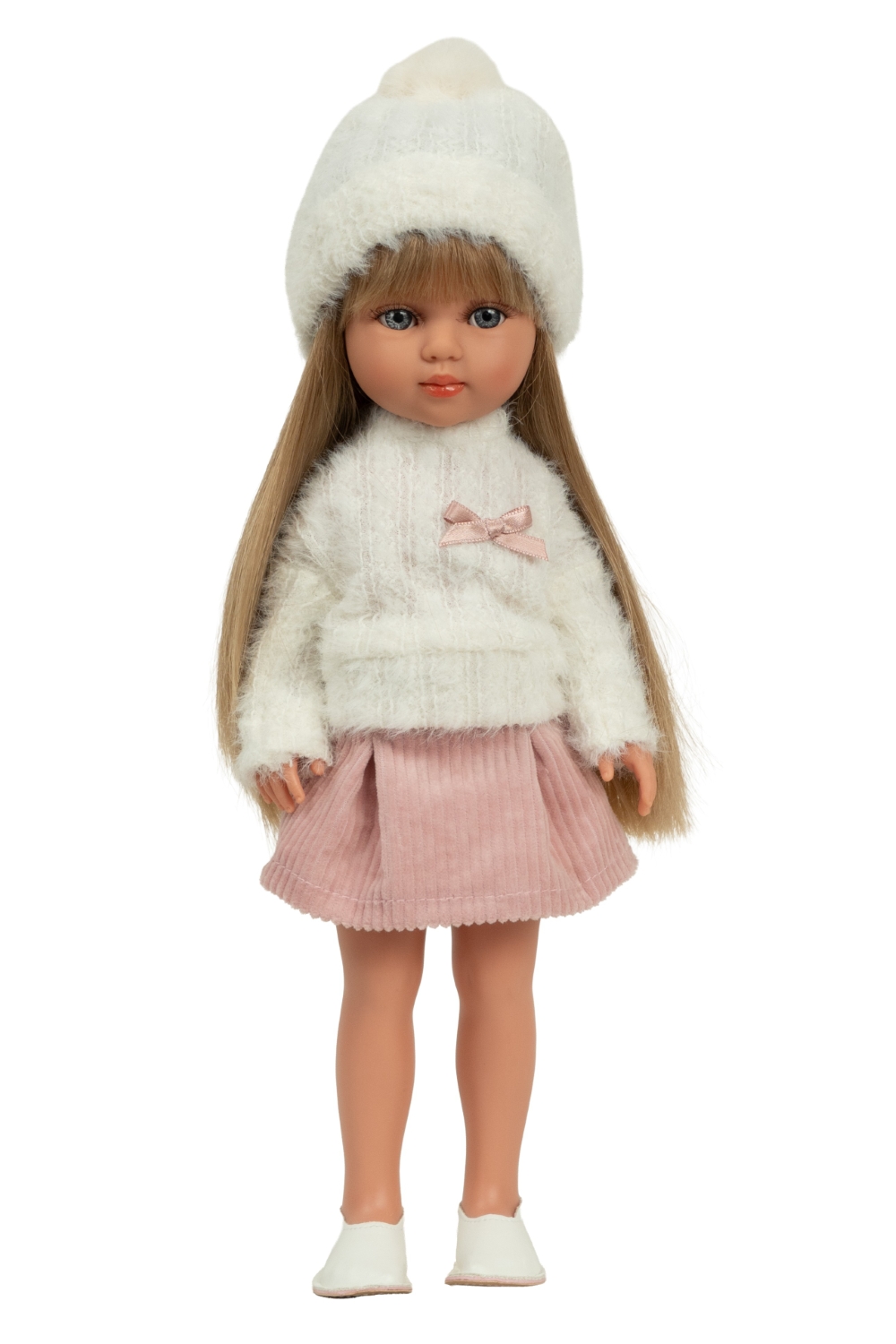 Arias nukk Carlota kohevas kampsunis, 36 cm
