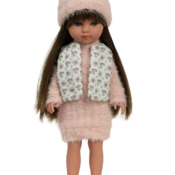 Arias nukk Carlota kohevas kleidis, 36 cm