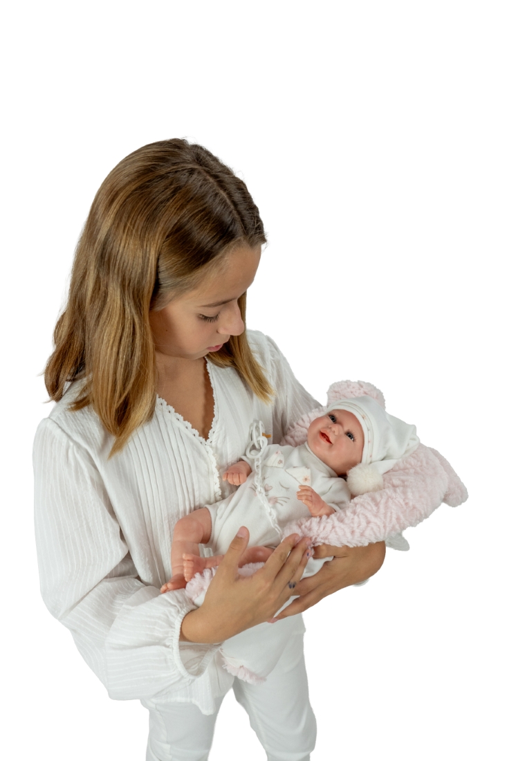 Arias Reborn beebinukk koos padi, 35 cm - Pilt 10