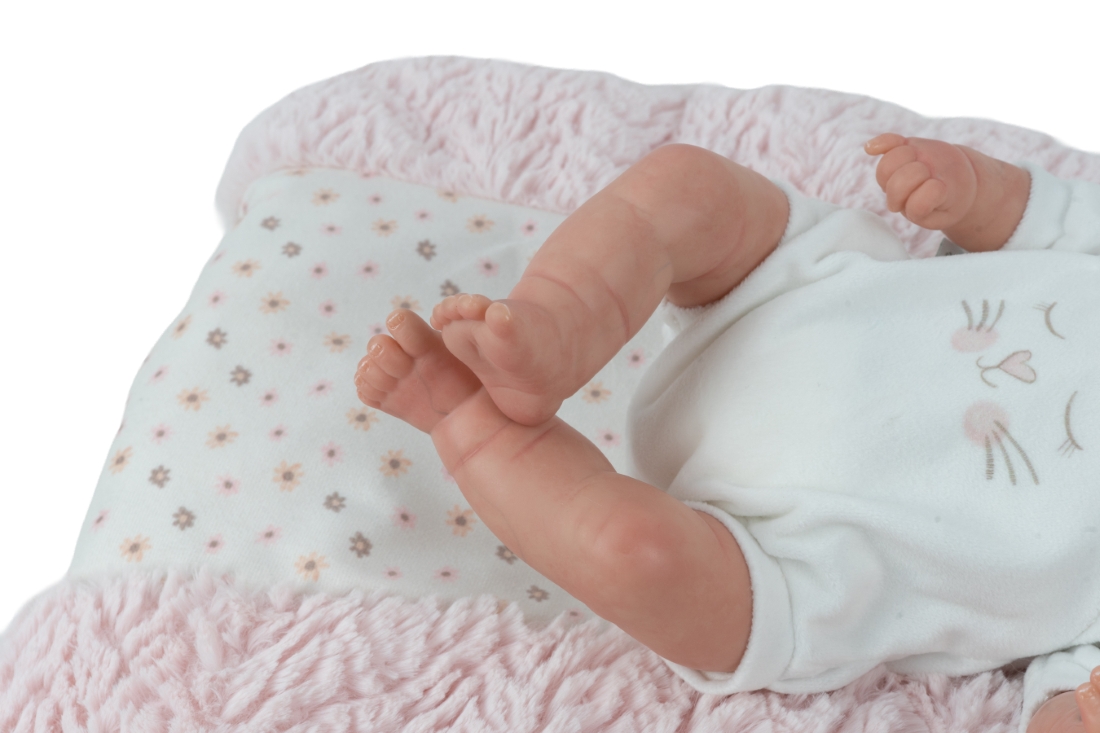 Arias Reborn beebinukk koos padi, 35 cm - Pilt 6