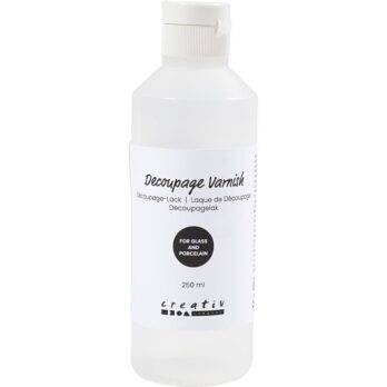 Dekupaažilakk, klaasile ja portselanile, 250 ml / 1 pudel