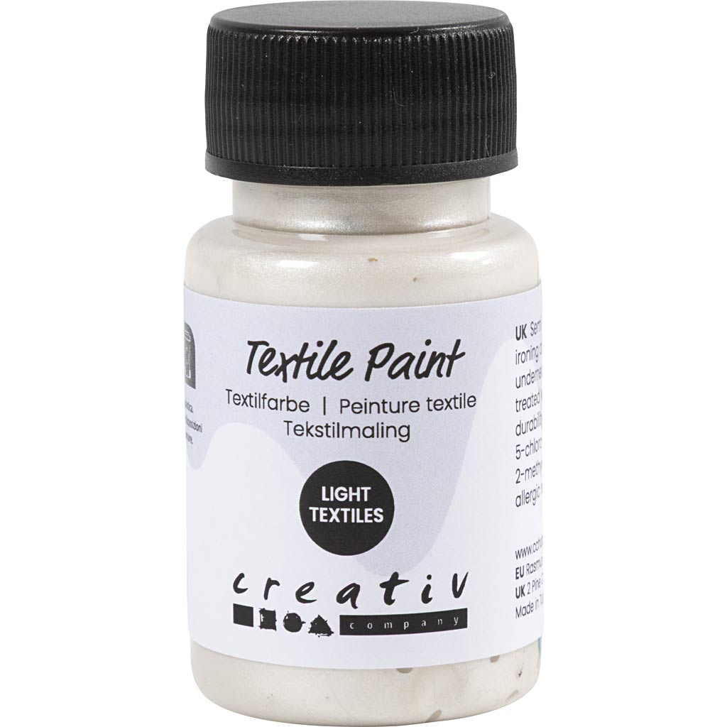 Tekstiilivärv, poolläbipaistev, must, 50 ml / 1 pudel