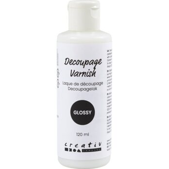 Dekupaažilakk, läikiv, 120 ml / 1 pudel