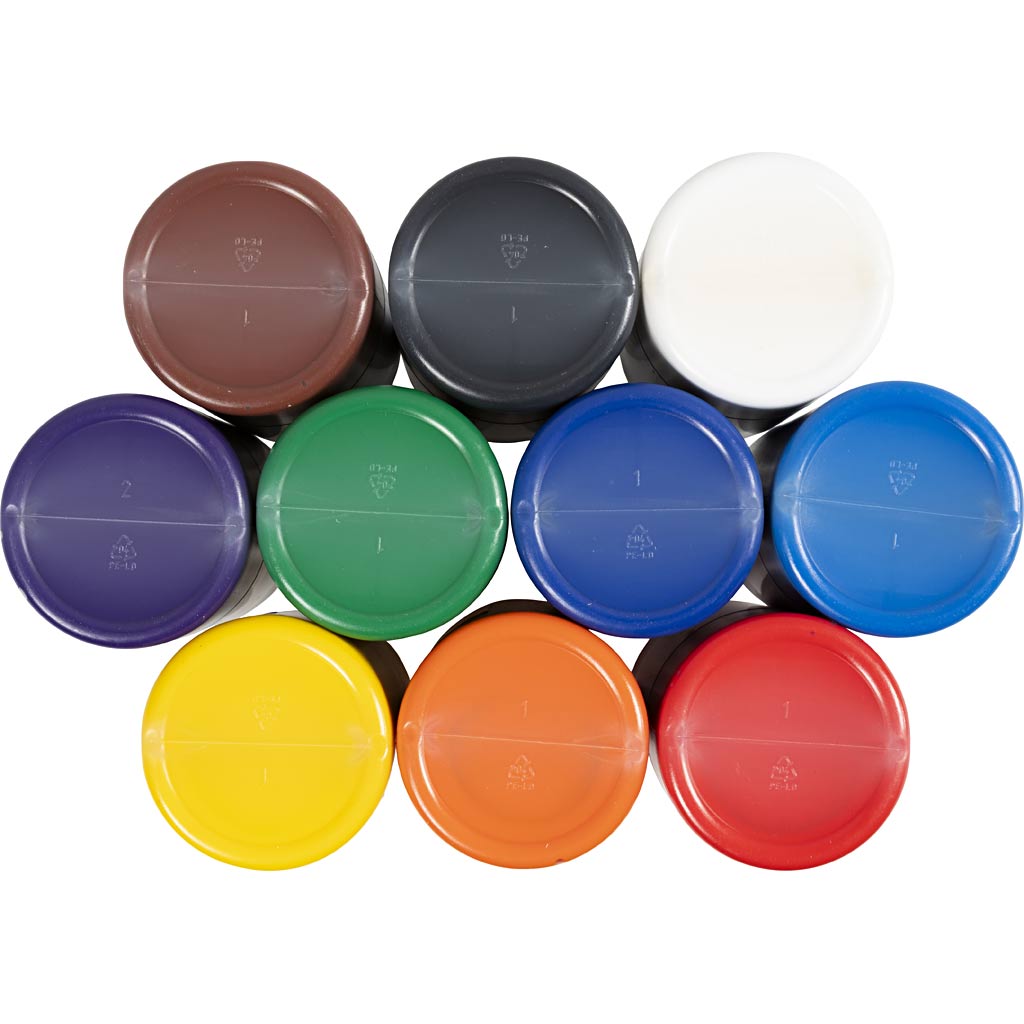Greenspot Colormix, matt, läbipaistev, erinevad värvid, 10 x 500 ml / 1 pakk - Pilt 2