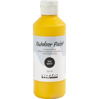 Välisvärv, siidmatte, kattev, kollane, 250 ml / 1 pudel
