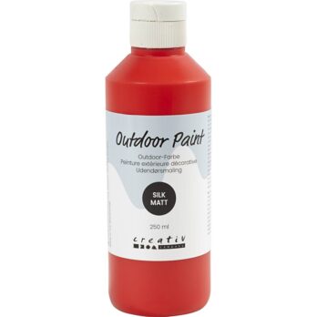 Välisvärv, siidmatte, kattev, punane, 250 ml / 1 pudel