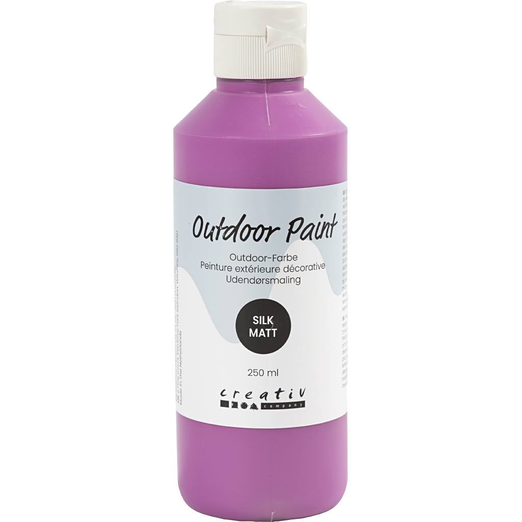 Välisvärv, siidmatte, kattev, lilla, 250 ml / 1 pudel