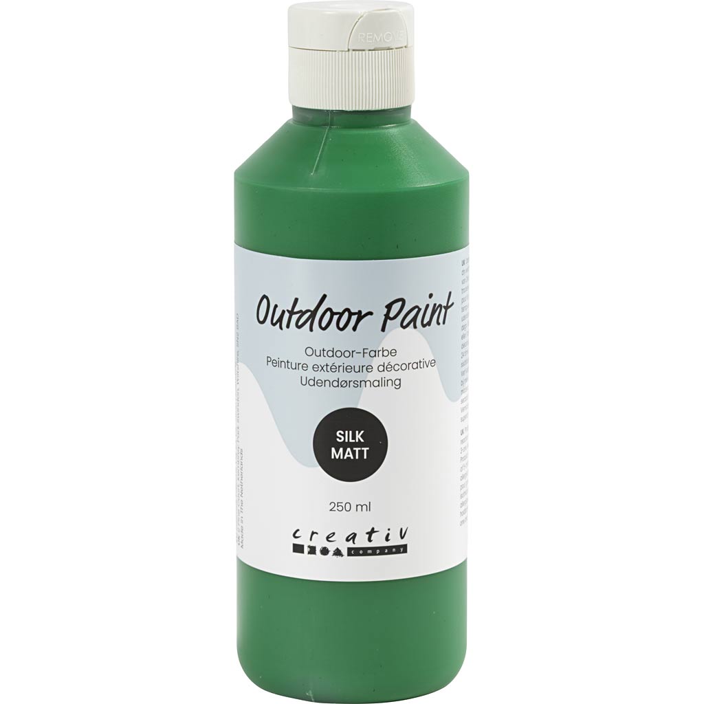 Välisvärv, siidmatte, kattev, roheline, 250 ml / 1 pudel
