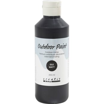 Välisvärv, siidmatte, kattev, must, 250 ml / 1 pudel