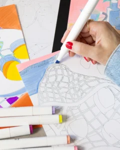 Joonistamine markeritega: illustratsiooni värvimine kahe otsaga Illustration Markeriga
