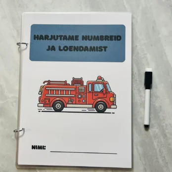 Harjutame numbreid ja loendamist – masinatega korduvkasutatav töövihik, foto 1